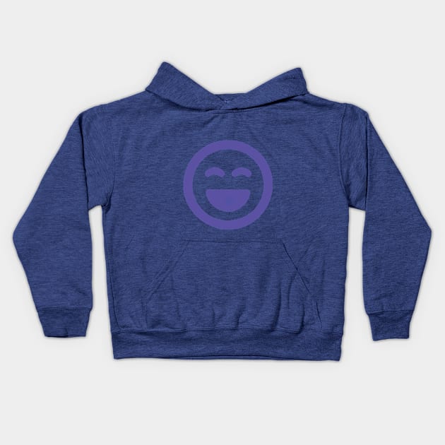 Laughing emoji designs Kids Hoodie by Fancy store